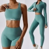 Quick Dry Sport Bra Activewear Popular Women Fitness 4 Piece Yoga Wear High Waist Leggings Gym Yoga Seta - Image 10